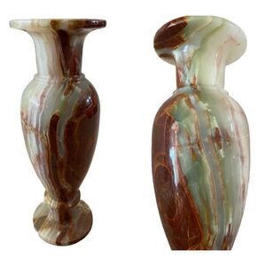 Marbled Onyx Crystal Vase House Decoration Glass Home Decor